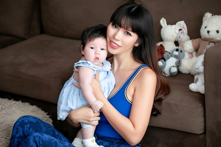 bí quyết giảm béo sau sinh của siêu mẫu Hà Anh