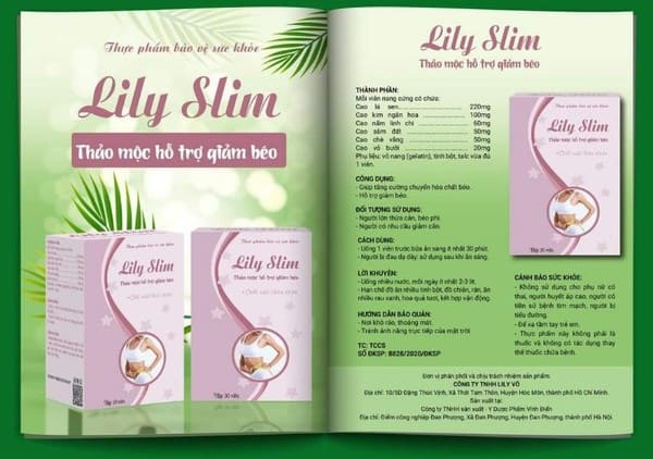 Lily Slim có hiệu quả trong việc giảm cân không?
